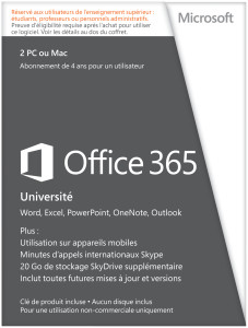 Des réductions sur les packs Microsoft Office 