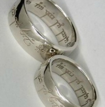 anneaux de mariage geek
