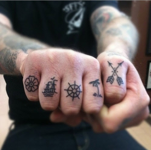 tatouage doigt symboles