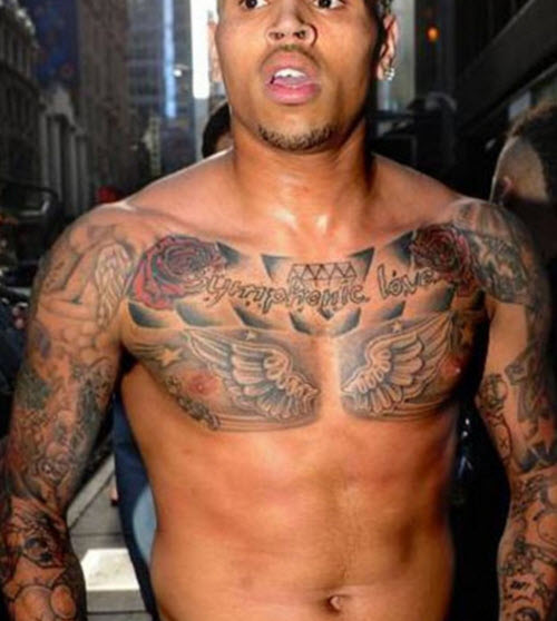 tatouage Chris Brown