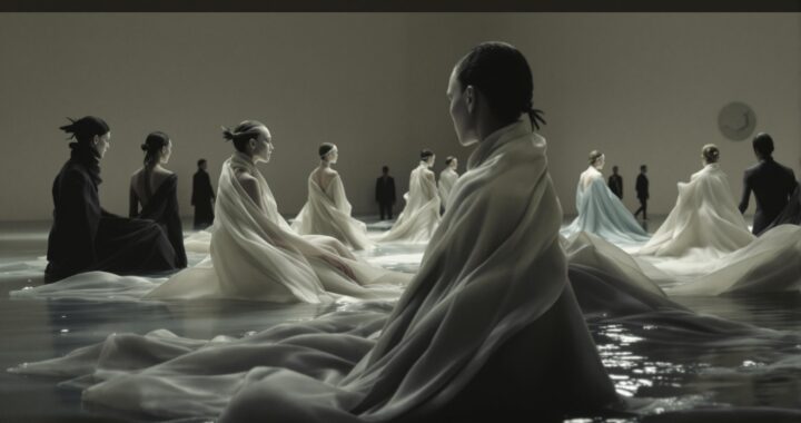 À la Fashion Week de Paris, Rick Owens plonge ses mannequins dans l&rsquo;univers aquatique