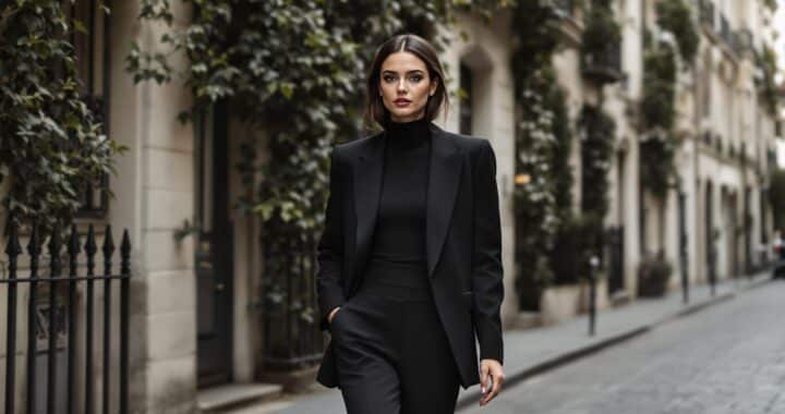 French noir : comment porter cette couleur intemporelle en 2025