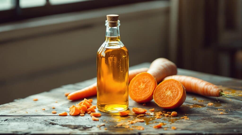 d&eacute;couvrez les bienfaits surprenants de l'huile de carotte pour votre peau. cet alli&eacute; beaut&eacute; insoup&ccedil;onn&eacute; hydrate, revitalise et illumine votre teint tout en offrant une protection anti-&acirc;ge. transformez votre routine de soins avec ce tr&eacute;sor naturel et r&eacute;v&eacute;lez une peau radieuse !