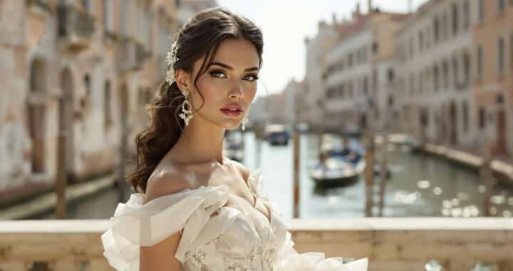 Lauren Sánchez éblouit en Dolce & Gabbana avec une robe de mariée sculpturale pour un mariage historique à Venise