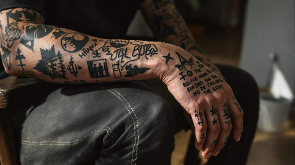 d&eacute;couvrez l'univers des tatouages de booba : explorez la signification derri&egrave;re chacun de ses encrages et leur placement sur son corps. plongez dans l'histoire et l'art de ce rappeur embl&eacute;matique &agrave; travers ses choix de tatouages.