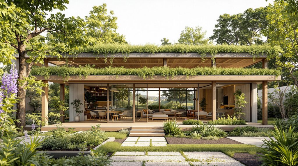 d&eacute;couvrez les derni&egrave;res tendances durables dans la construction de maisons modernes. explorez des techniques innovantes, des mat&eacute;riaux &eacute;cologiques et des designs fonctionnels qui allient esth&eacute;tisme et respect de l'environnement. transformez votre projet de construction en un exemple de durabilit&eacute; et de modernit&eacute;.