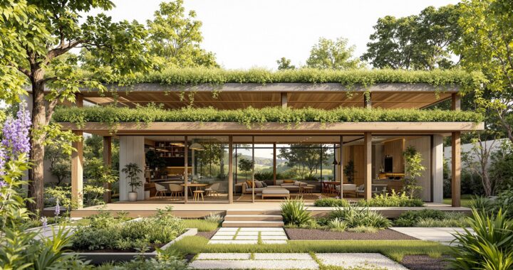 Les tendances durables dans la construction de maisons modernes