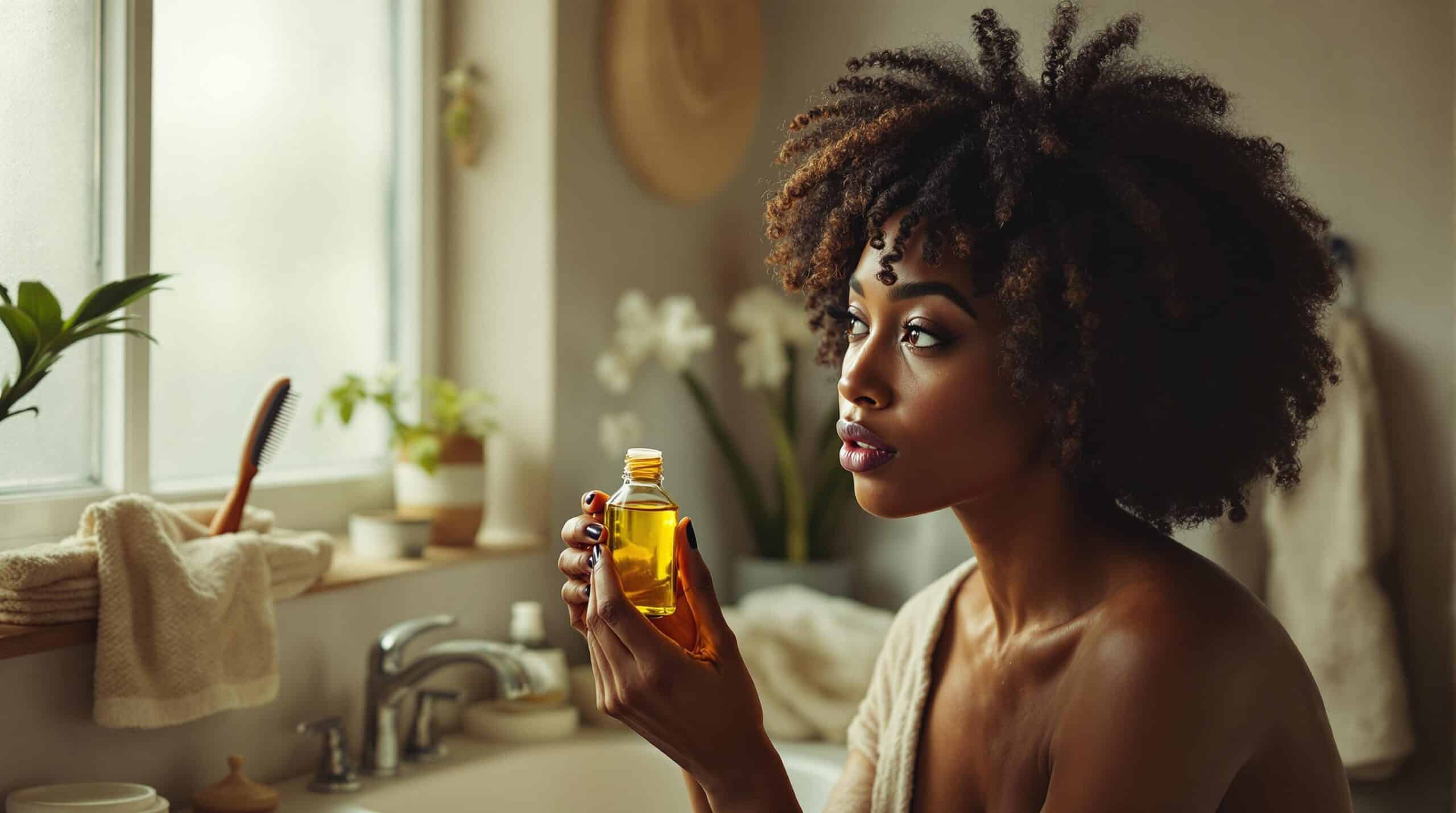 d&eacute;couvrez comment utiliser l'huile de ricin pour revitaliser vos cheveux dans notre guide complet. apprenez ses bienfaits, ses applications et des astuces pour des cheveux forts et sains.