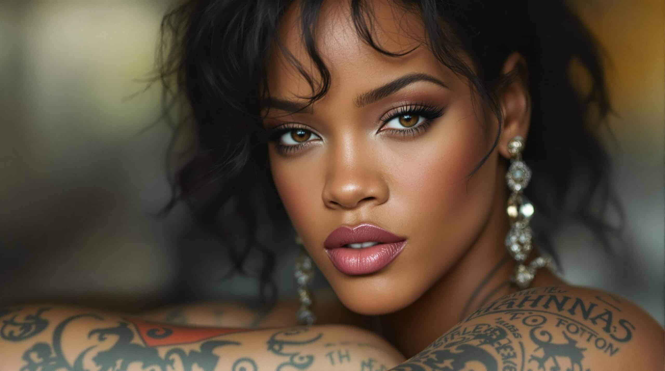 d&eacute;couvrez l'univers fascinant des tatouages iconiques de rihanna, symbole de son style unique et de ses histoires personnelles. plongez dans l'art corporel qui fait vibrer ses fans et explorez la signification derri&egrave;re chacun de ses tatouages embl&eacute;matiques.