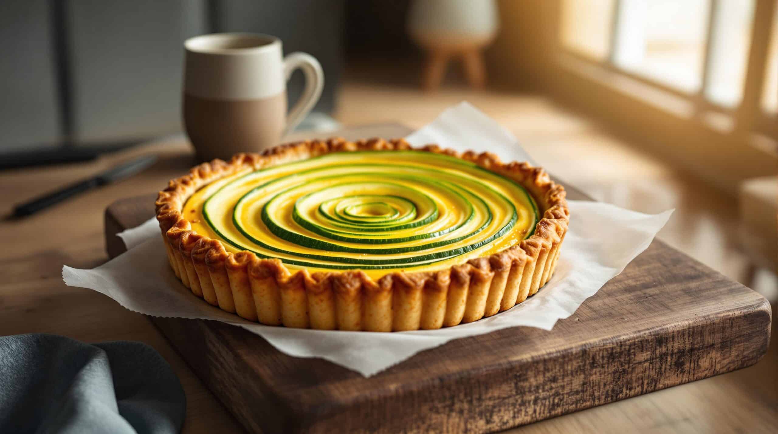 d&eacute;couvrez une recette originale de tarte courgette moutarde, alliant saveurs surprenantes et gourmandise. parfaite pour un repas l&eacute;ger ou un ap&eacute;ritif r&eacute;ussi, cette tarte saura s&eacute;duire vos papilles gr&acirc;ce &agrave; son m&eacute;lange savoureux et sa texture moelleuse. laissez-vous tenter par cette alliance audacieuse qui r&eacute;veille les sens !