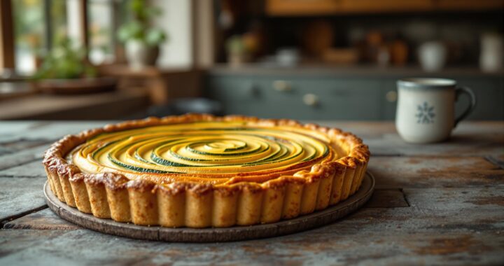Tarte courgette moutarde : association surprenante et gourmande