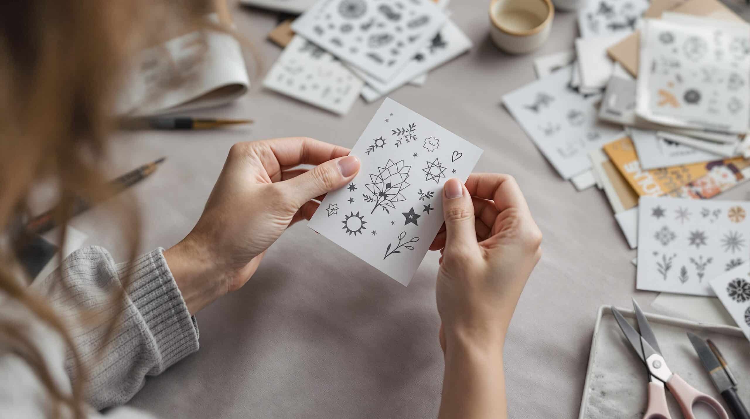 d&eacute;couvrez comment cr&eacute;er et appliquer un tatouage temporaire personnalis&eacute; chez vous. suivez notre guide &eacute;tape par &eacute;tape pour concevoir un design unique et ma&icirc;triser la technique de pose, tout en vous amusant avec cette forme d'art corporelle &eacute;ph&eacute;m&egrave;re.