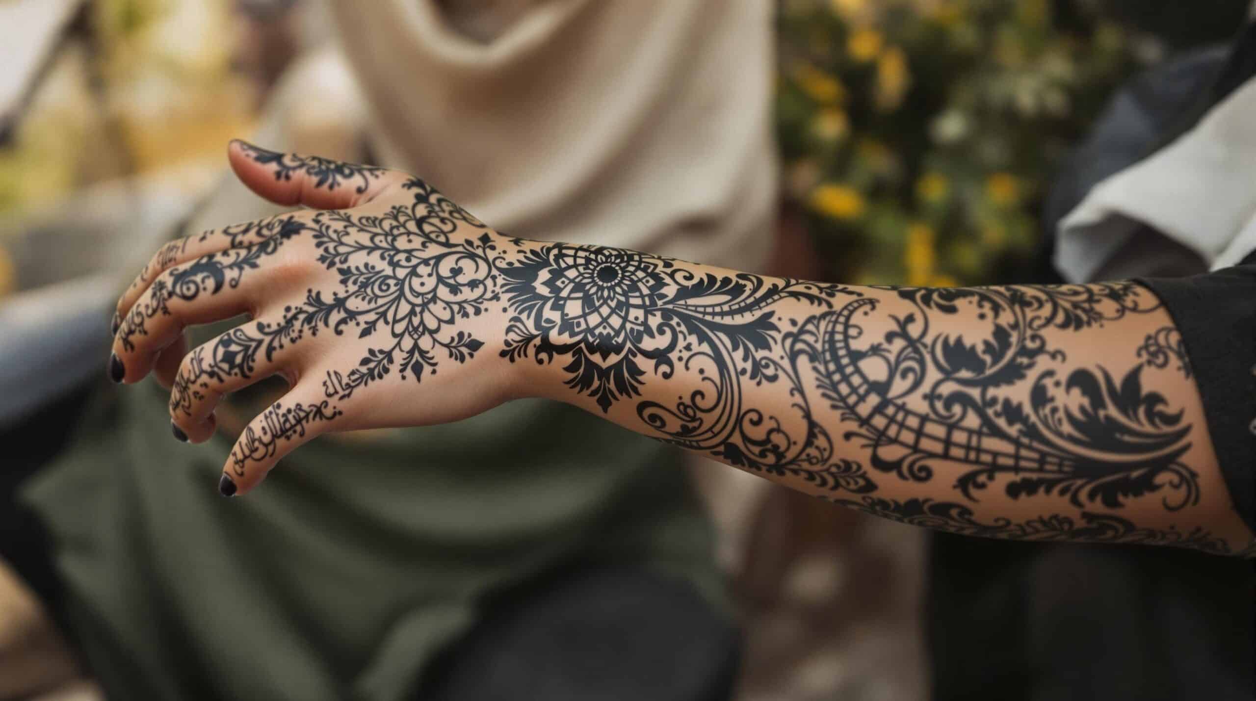 d&eacute;couvrez l'univers raffin&eacute; des tatouages arabesques, alliant &eacute;l&eacute;gance et symbolique riche. explorez des mod&egrave;les uniques qui capturent l'esprit de la culture orientale et apportent une touche artistique &agrave; votre peau.