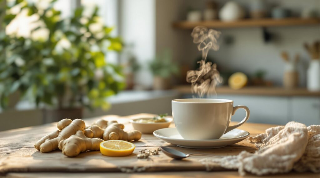 d&eacute;couvrez les bienfaits de la tisane gingembre citron le soir : un guide complet sur ses propri&eacute;t&eacute;s digestives et apaisantes. apprenez &agrave; pr&eacute;parer cette infusion d&eacute;licieuse pour favoriser la relaxation et am&eacute;liorer votre bien-&ecirc;tre.