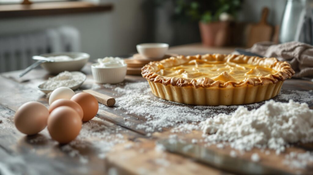 d&eacute;couvrez la d&eacute;licieuse tourte lorraine, un classique de la gastronomie fran&ccedil;aise. apprenez la m&eacute;thode traditionnelle pour r&eacute;aliser cette sp&eacute;cialit&eacute; r&eacute;gionale et d&eacute;couvrez les secrets d'une p&acirc;te maison parfaite. un voyage culinaire au c&oelig;ur de la lorraine &agrave; travers des recettes authentiques et des astuces de pr&eacute;paration.