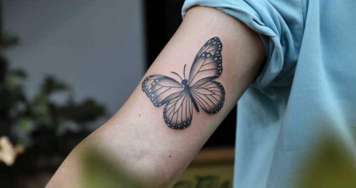 Le tatouage papillon, synonyme de liberté et de changement…