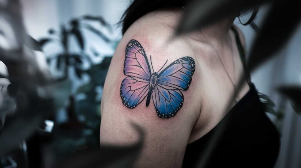 Le tatouage papillon, synonyme de libert&eacute; et de changement&hellip;