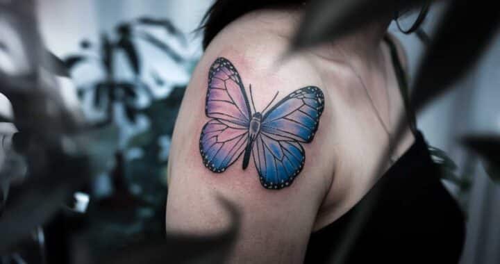 Le tatouage papillon, synonyme de liberté et de changement…