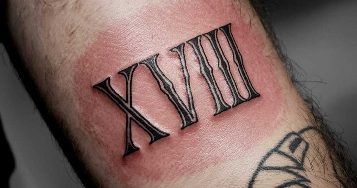 Tatouage chiffre romain