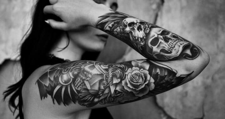 Tatouage gothique : motifs sombres et puissants pour femme
