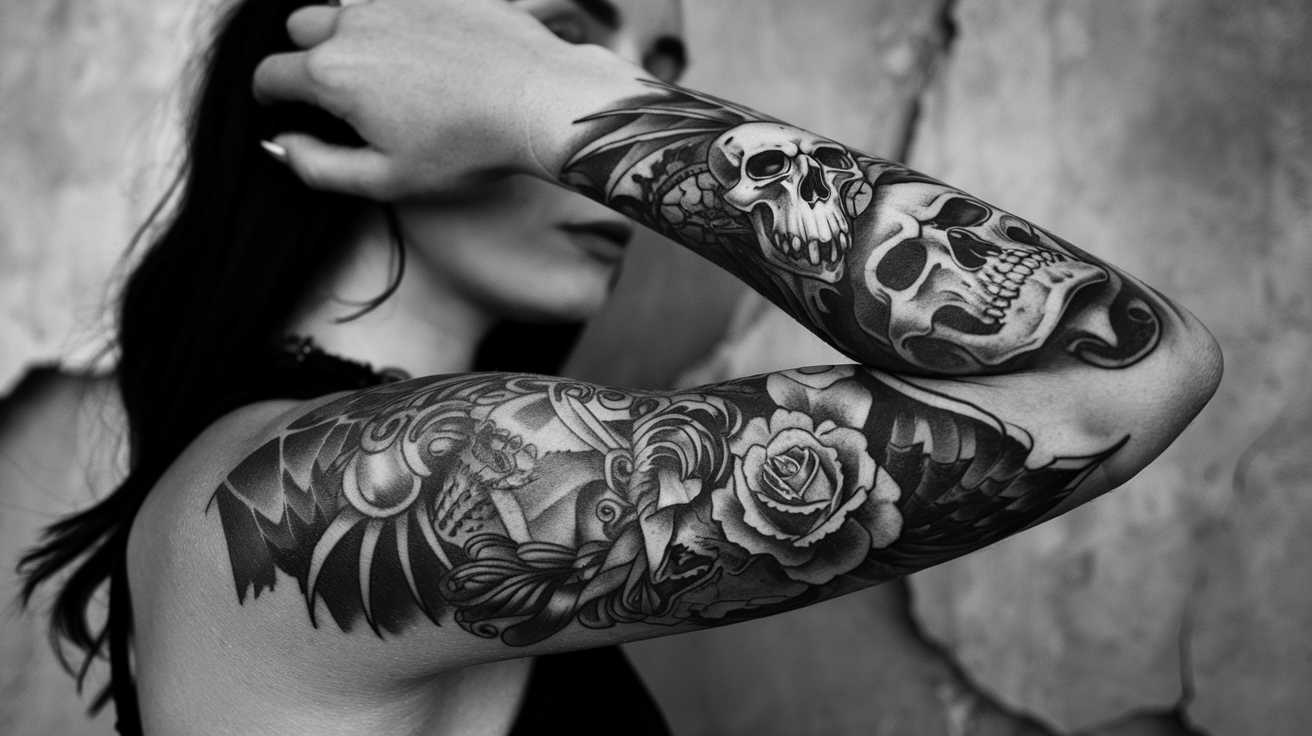 Tatouage Gothique Femme