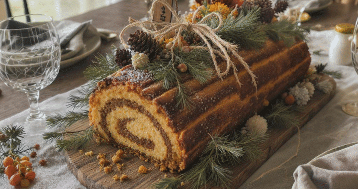 Décoration bûche de Noël : alternatives durables et déco stylée