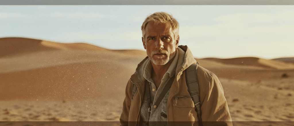 d&eacute;couvrez fran&ccedil;ois civil dans un r&ocirc;le captivant alors qu'il tourne un thriller haletant au c&oelig;ur du d&eacute;sert marocain. plongez dans une atmosph&egrave;re intense et sauvagement belle, o&ugrave; secrets et suspense se m&ecirc;lent sous le soleil br&ucirc;lant.