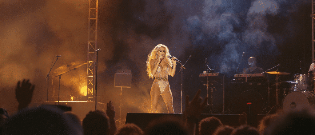 d&eacute;couvrez kylie minogue en t&ecirc;te d'affiche d'un festival londonien cet &eacute;t&eacute; ! ne manquez pas l'occasion de voir la reine de la pop sur sc&egrave;ne, interpr&eacute;tant ses plus grands succ&egrave;s dans une ambiance festive et inoubliable.