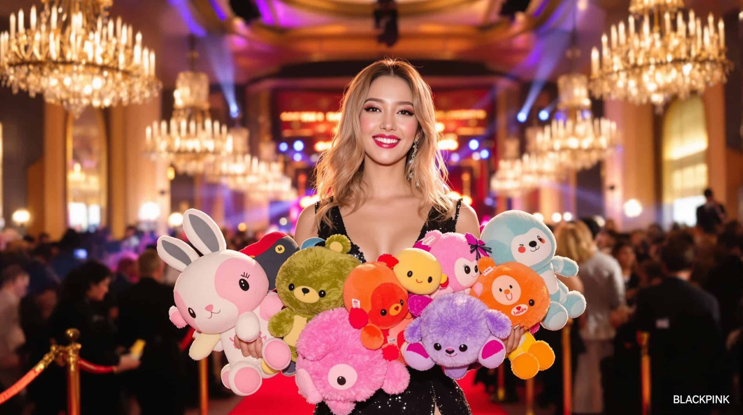 d&eacute;couvrez comment lisa capte tous les regards lors de ses soir&eacute;es avec ses labubu, l'accessoire en peluche qui suscite des discussions passionn&eacute;es. plongez dans l'univers trendy et irr&eacute;sistible des labubu, symbole d'un style audacieux et unique !