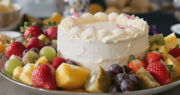 Plateau de fruits : idées de présentation raffinée pour un gâteau élégant à partager