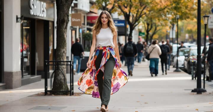 Adopter la jupe sur pantalon : 5 idées tendance pour une rentrée stylée