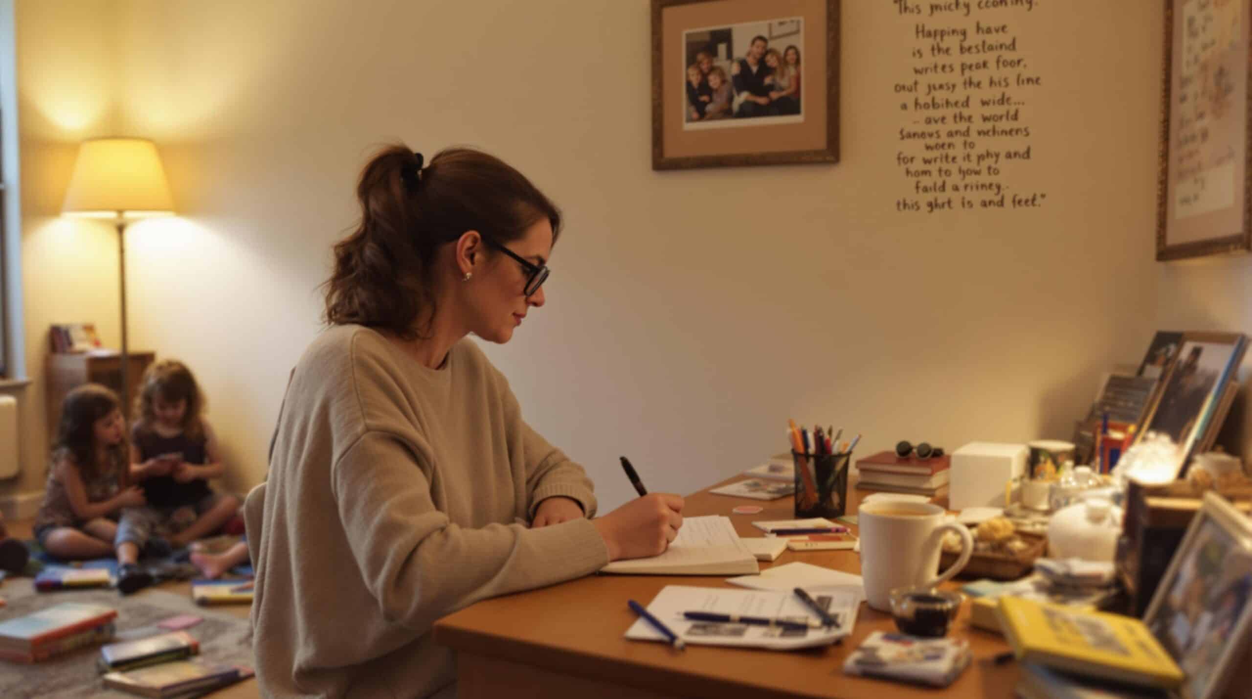 d&eacute;couvrez le t&eacute;moignage d'une m&egrave;re qui partage son exp&eacute;rience touchante et authentique, alors qu'elle tente de s'accorder du temps pour se consacrer &agrave; sa passion de l'&eacute;criture, entre responsabilit&eacute;s familiales et aspirations personnelles.