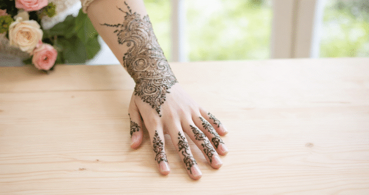 Henné sur main : motifs traditionnels, précautions et durée