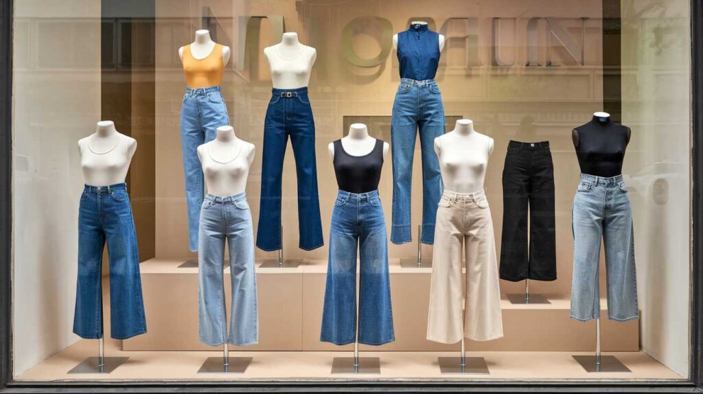 Anna Montana : coupes de pantalons et tailles phares de la marque