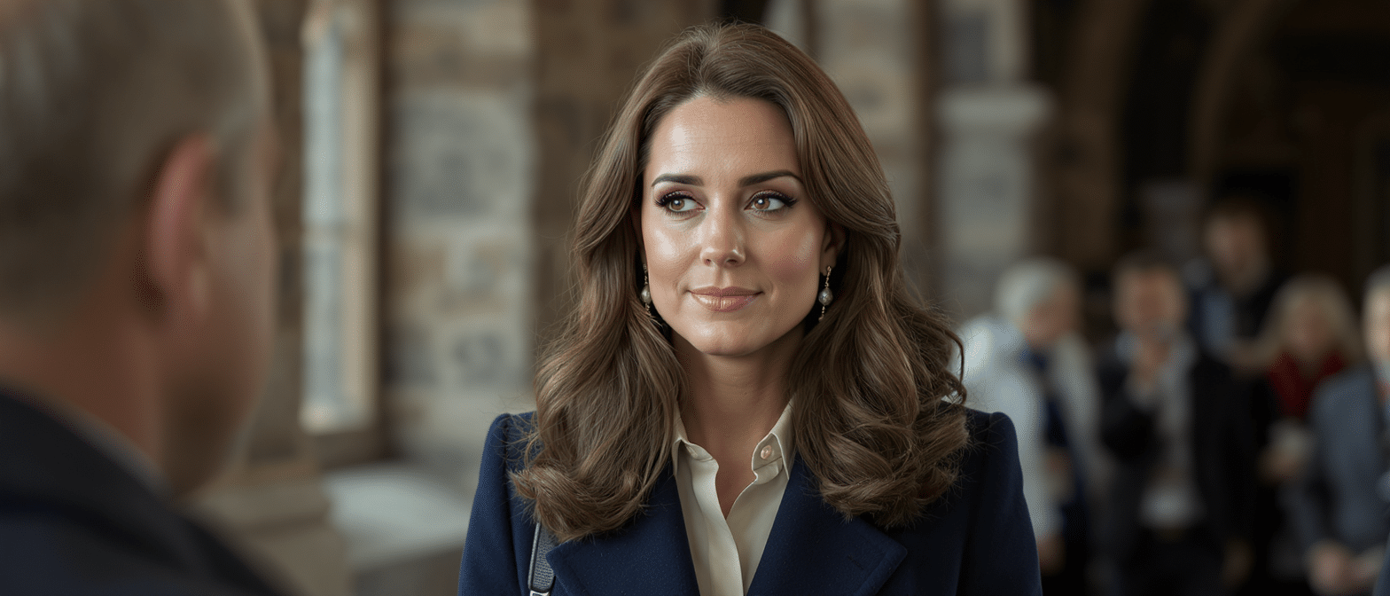 d&eacute;couvrez le &laquo; maple bronde &raquo;, la coloration tendance qui sublime le brun classique de kate middleton et apporte une touche moderne et lumineuse &agrave; sa chevelure.