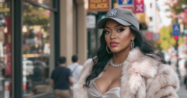 Rihanna révolutionne la mode 2026 avec un mix audacieux de jupe satinée, fausse fourrure et casquette