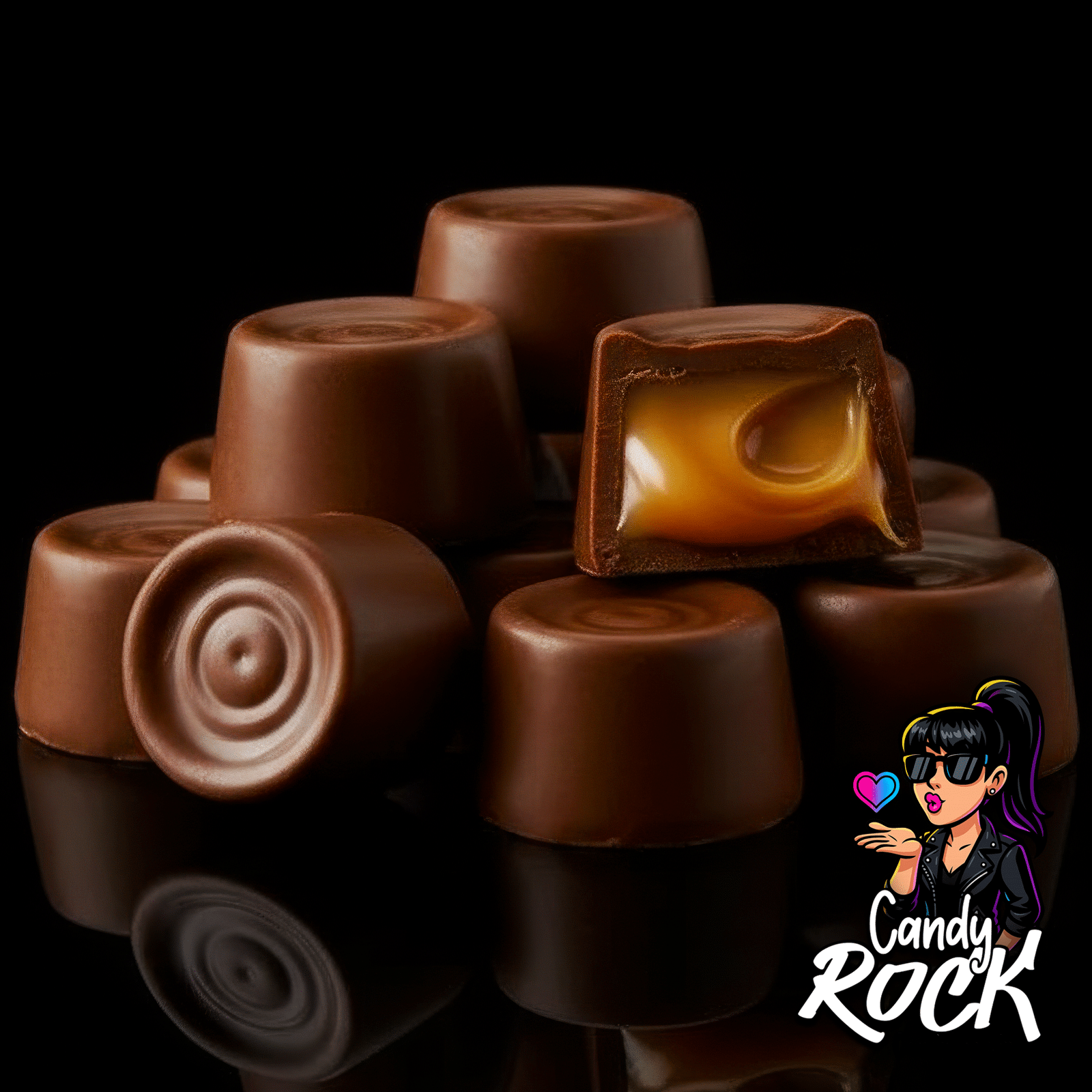 bonbons rolo caramel chocolat vue1 candyrock