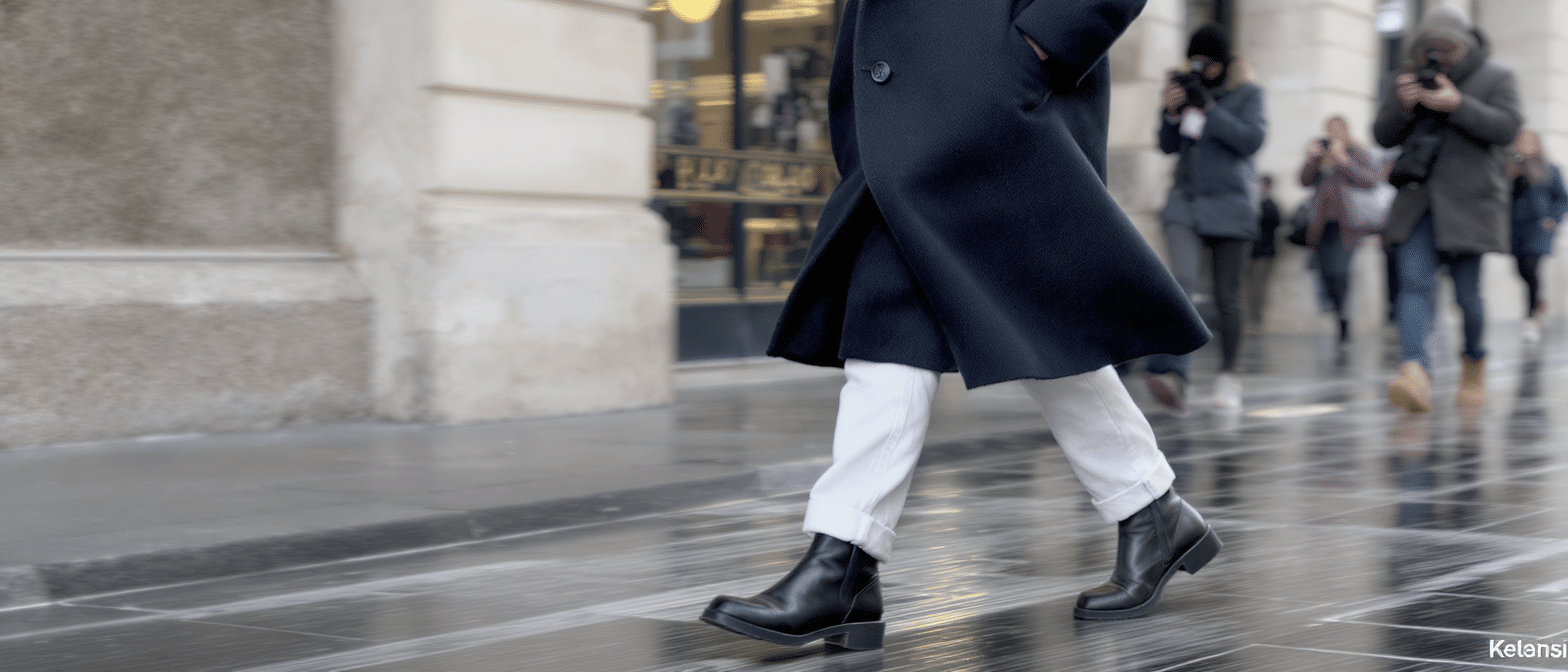 d&eacute;couvrez le jean incontournable de l&rsquo;hiver prochain d&eacute;voil&eacute; lors du d&eacute;fil&eacute; dior, alliant style et confort pour une saison tendance.