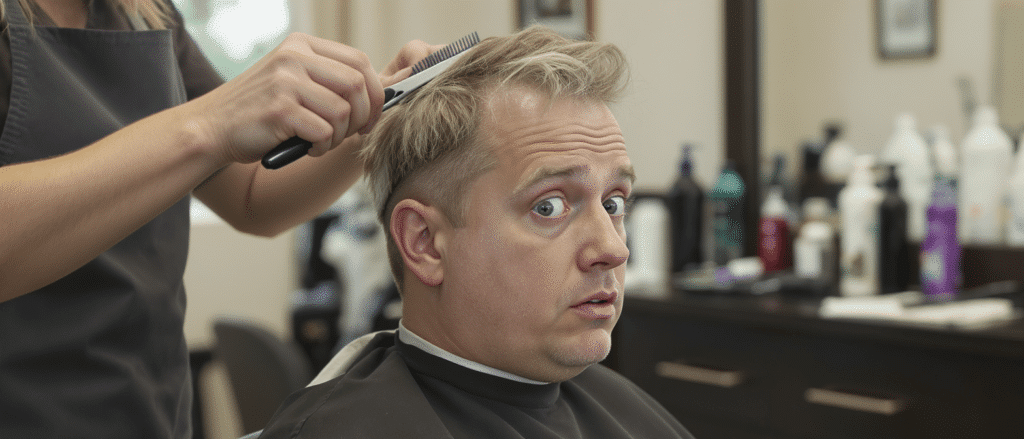 d&eacute;couvrez les anecdotes dr&ocirc;les et universelles v&eacute;cues chez le coiffeur, ces moments cocasses que nous avons tous connus au moins une fois.