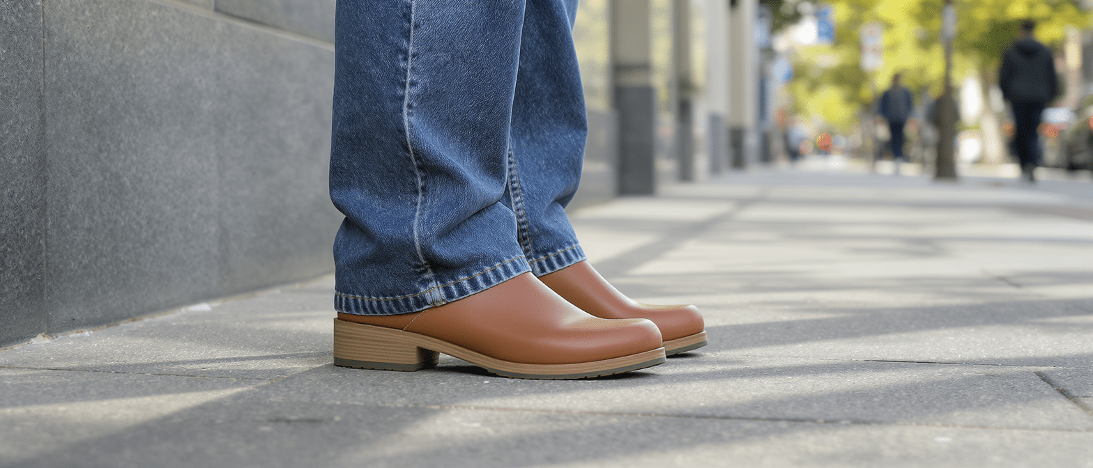 d&eacute;couvrez les sabots nouvelle g&eacute;n&eacute;ration qui subliment parfaitement le jean droit ce printemps, alliant style moderne et confort exceptionnel pour une allure tendance et d&eacute;contract&eacute;e.