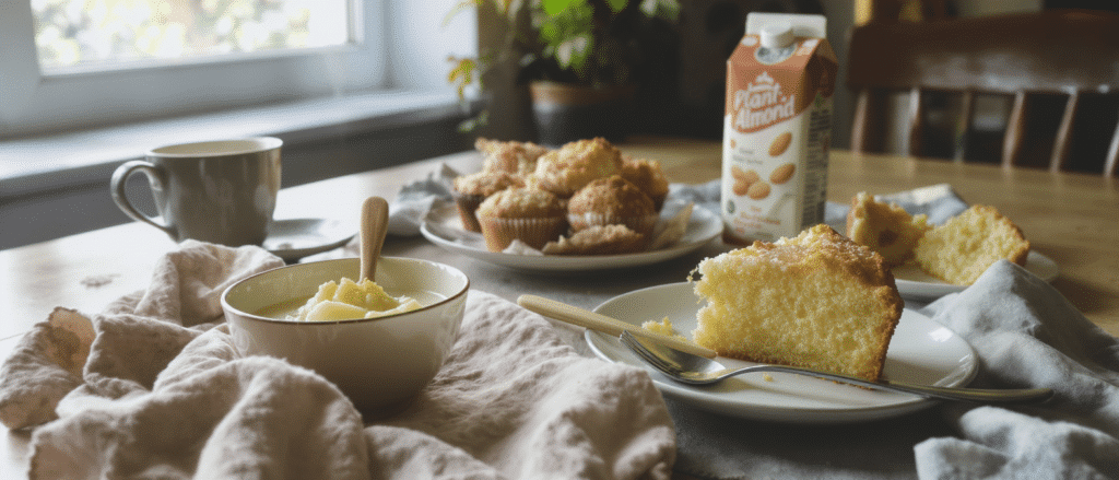 d&eacute;couvrez nos d&eacute;lices sucr&eacute;s sans lactose, pr&eacute;par&eacute;s avec du lait v&eacute;g&eacute;tal pour une gourmandise saine et savoureuse, id&eacute;ale pour tous les palais.