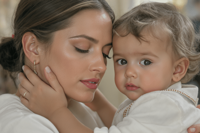 d&eacute;couvrez emily ratajkowski dans le r&ocirc;le d'une m&egrave;re protectrice aupr&egrave;s de son fils sylvester dans une campagne &eacute;l&eacute;gante et &eacute;mouvante sign&eacute;e chanel.