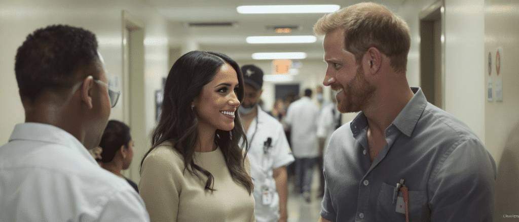 d&eacute;couvrez comment meghan markle et le prince harry ont touch&eacute; les c&oelig;urs lors de leur visite &eacute;mouvante dans un h&ocirc;pital de melbourne, suscitant admiration et &eacute;motions parmi la communaut&eacute; locale.