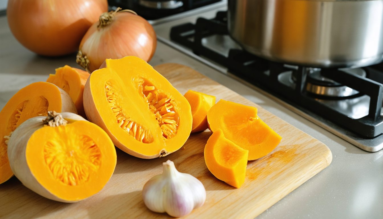 d&eacute;couvrez comment pr&eacute;parer une d&eacute;licieuse soupe de butternut gr&acirc;ce &agrave; notre guide &eacute;tape par &eacute;tape. savourez ce velout&eacute; de courge automnal, parfait pour r&eacute;chauffer vos soir&eacute;es.