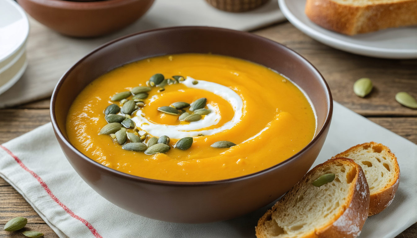 d&eacute;couvrez comment pr&eacute;parer une d&eacute;licieuse soupe de butternut, un velout&eacute; de courge parfait pour r&eacute;chauffer vos soir&eacute;es d'automne gr&acirc;ce &agrave; nos &eacute;tapes simples et savoureuses.