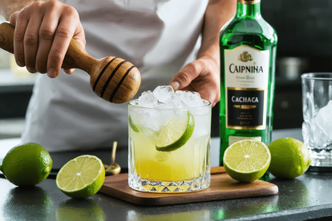 d&eacute;couvrez la recette officielle du ca&iuml;pirinha, le c&eacute;l&egrave;bre cocktail br&eacute;silien, avec le dosage pr&eacute;cis des ingr&eacute;dients pour un go&ucirc;t authentique et rafra&icirc;chissant.
