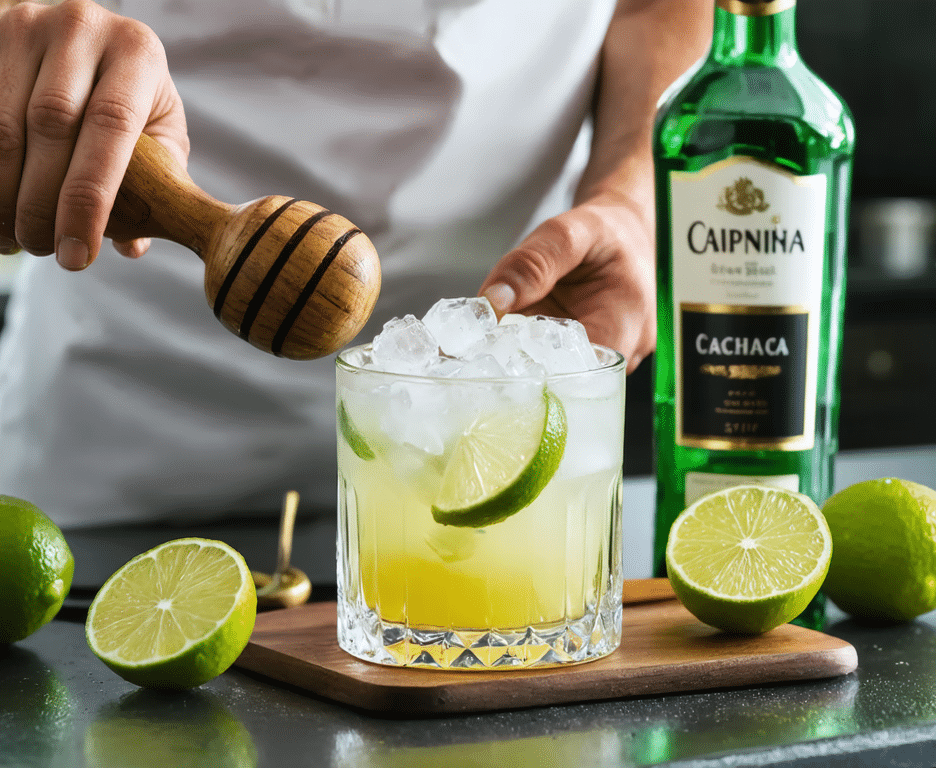 d&eacute;couvrez la recette officielle du ca&iuml;pirinha, le c&eacute;l&egrave;bre cocktail br&eacute;silien, avec le dosage pr&eacute;cis des ingr&eacute;dients pour un go&ucirc;t authentique et rafra&icirc;chissant.
