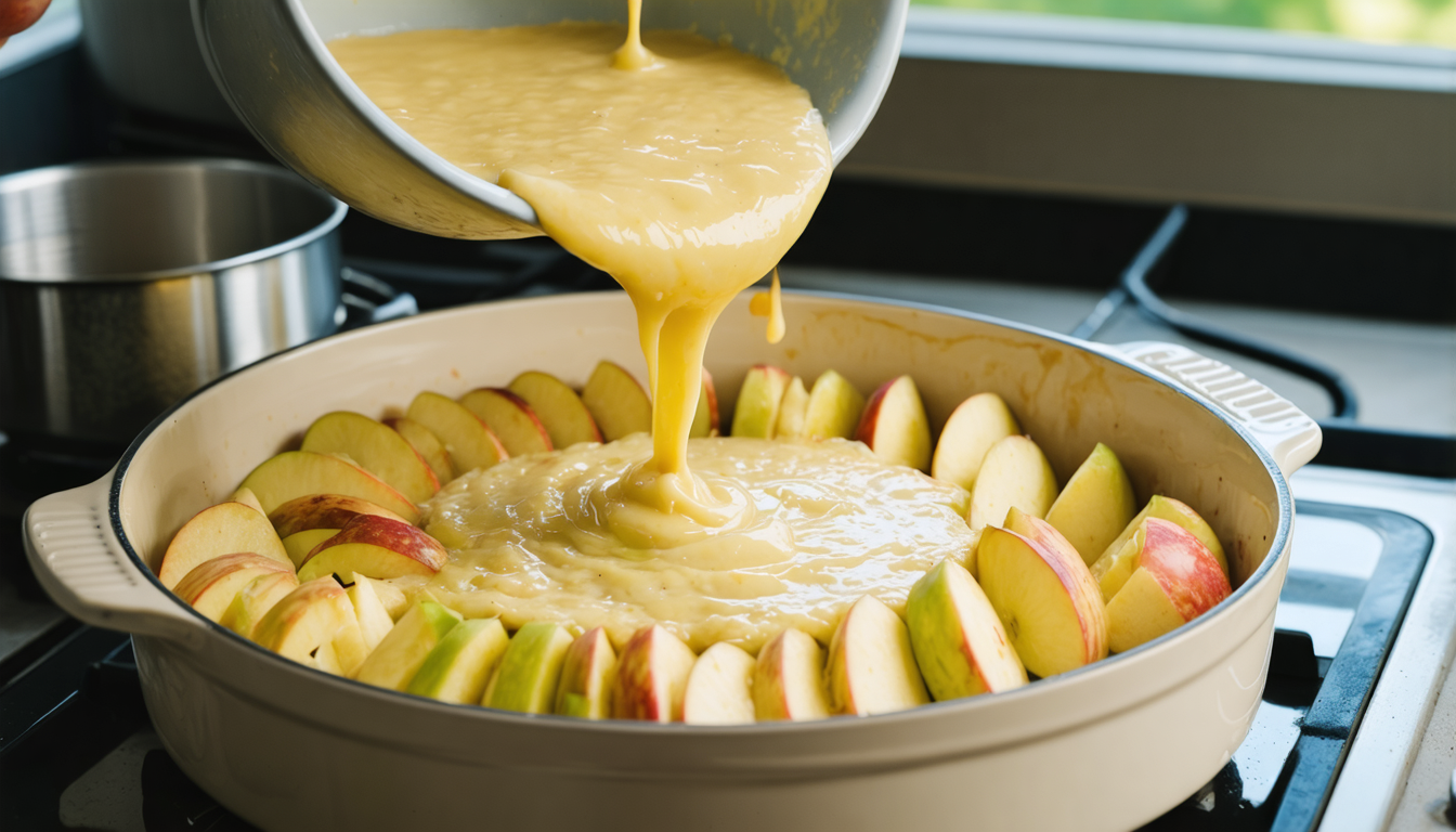 d&eacute;couvrez nos astuces de cuisson pour r&eacute;ussir un clafoutis aux pommes, un dessert traditionnel aux fruits savoureux et facile &agrave; pr&eacute;parer.