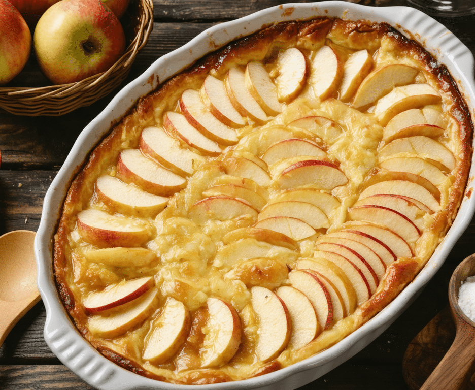 d&eacute;couvrez nos astuces de cuisson pour r&eacute;ussir un clafoutis aux pommes fondant et savoureux, un dessert traditionnel aux fruits facile &agrave; pr&eacute;parer.
