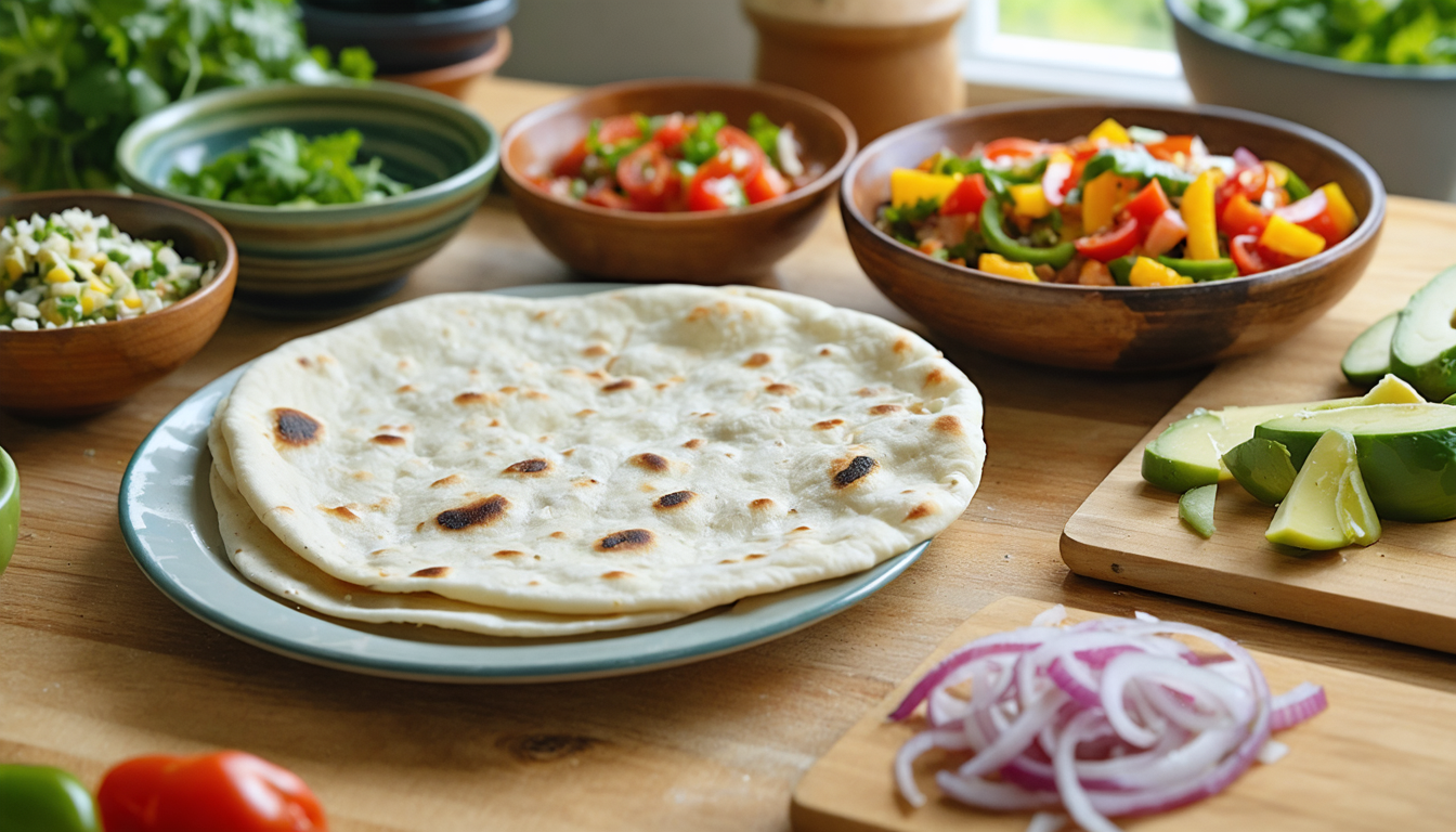 d&eacute;couvrez notre guide complet pour pr&eacute;parer des fajitas authentiques : recettes de galettes maison et garnitures savoureuses inspir&eacute;es de la cuisine mexicaine traditionnelle.